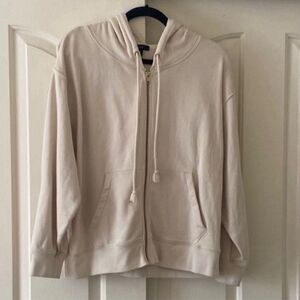 J. Crew Cream Hoodie
